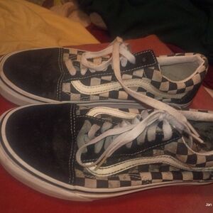 Vans Black and White Checkered Sneakers